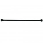 Kingston Brass Americana 72" Tension Shower Rod with Decorative Flange, Oil Rubbed Bronze