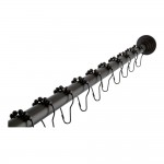 Kingston Brass Edenscape 72-Inch Adjustable Shower Curtain Rod with Ring, Oil Rubbed Bronze