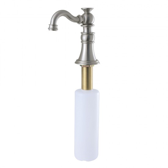 Kingston Brass American Classic Soap Dispenser, Brushed Nickel