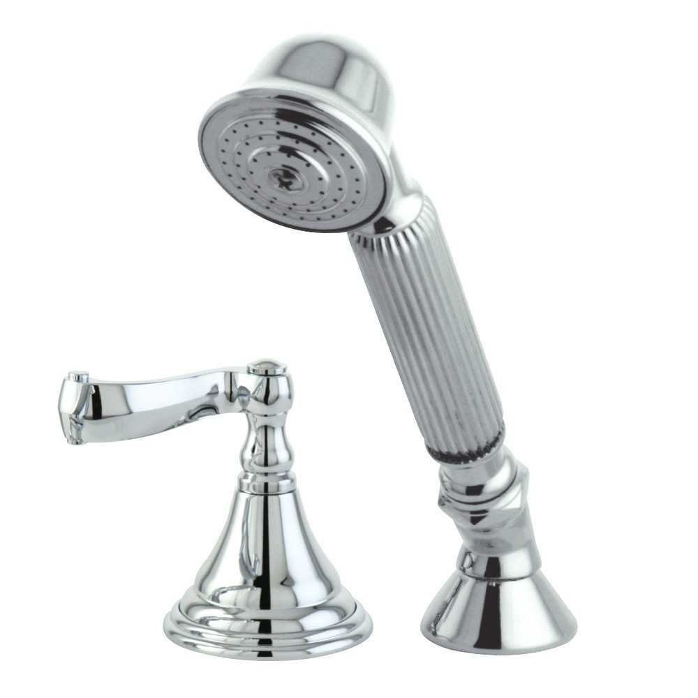 Kingston Brass Transfer Valve Set For Roman Tub Filler, Polished Chrome Kingston Brass Transfer Valve Set For Roman Tub Filler, Polished Chrome