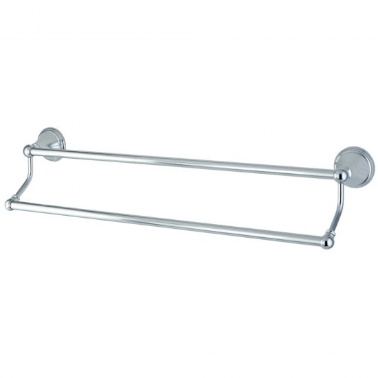 Kingston Brass Governor 18" Dual Towel Bar, Polished Chrome