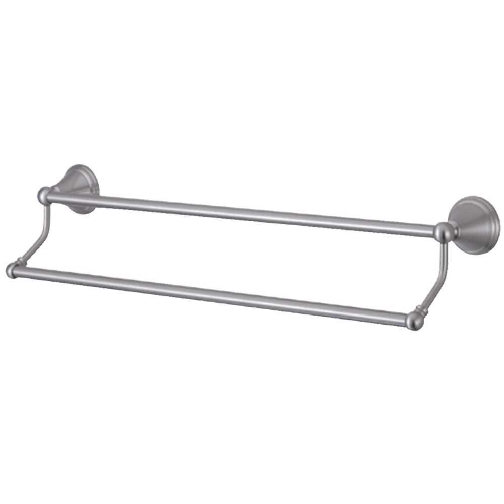 Kingston Brass Governor 18" Dual Towel Bar, Brushed Nickel