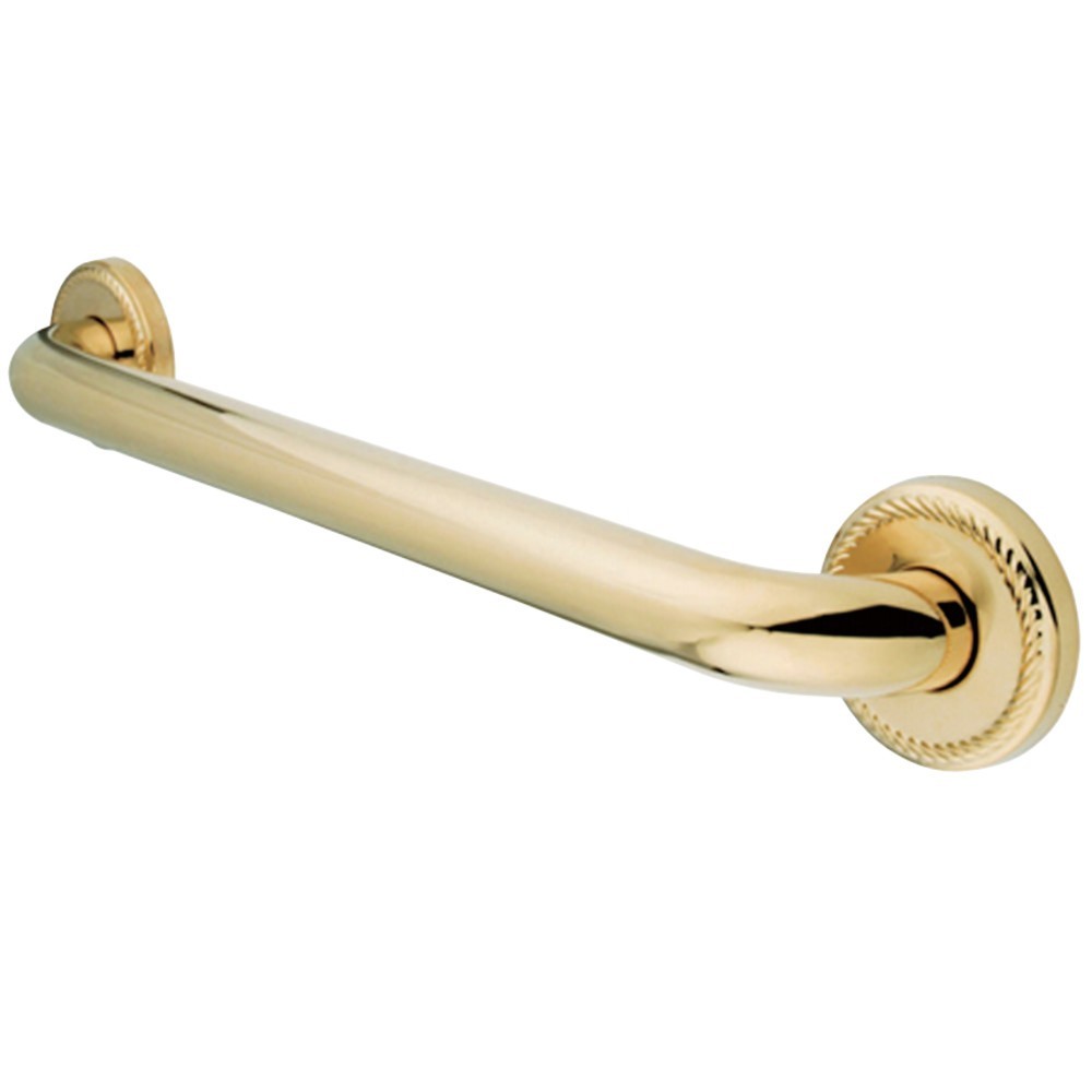 Kingston Brass Laurel 32-Inch X 1-1/4-Inch OD Grab Bar, Polished Brass Kingston Brass Laurel 32-Inch X 1-1/4-Inch OD Grab Bar, Polished Brass