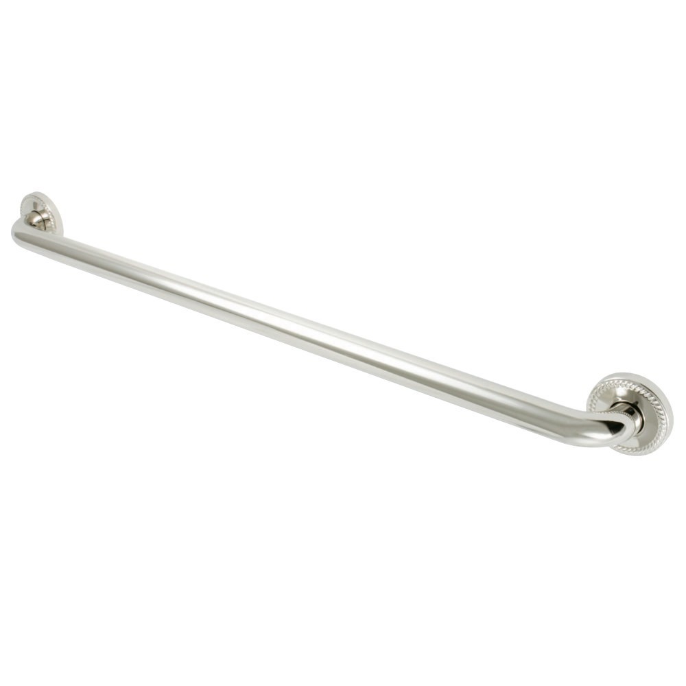 Kingston Brass Laurel 32-Inch X 1-1/4-Inch OD Grab Bar, Polished Nickel Kingston Brass Laurel 32-Inch X 1-1/4-Inch OD Grab Bar, Polished Nickel