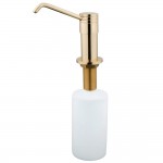 Kingston Brass Milano Soap Dispenser, Polished Brass