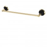 Kingston Brass Water Onyx 4-Piece Bathroom Accessory Set, Polished Brass