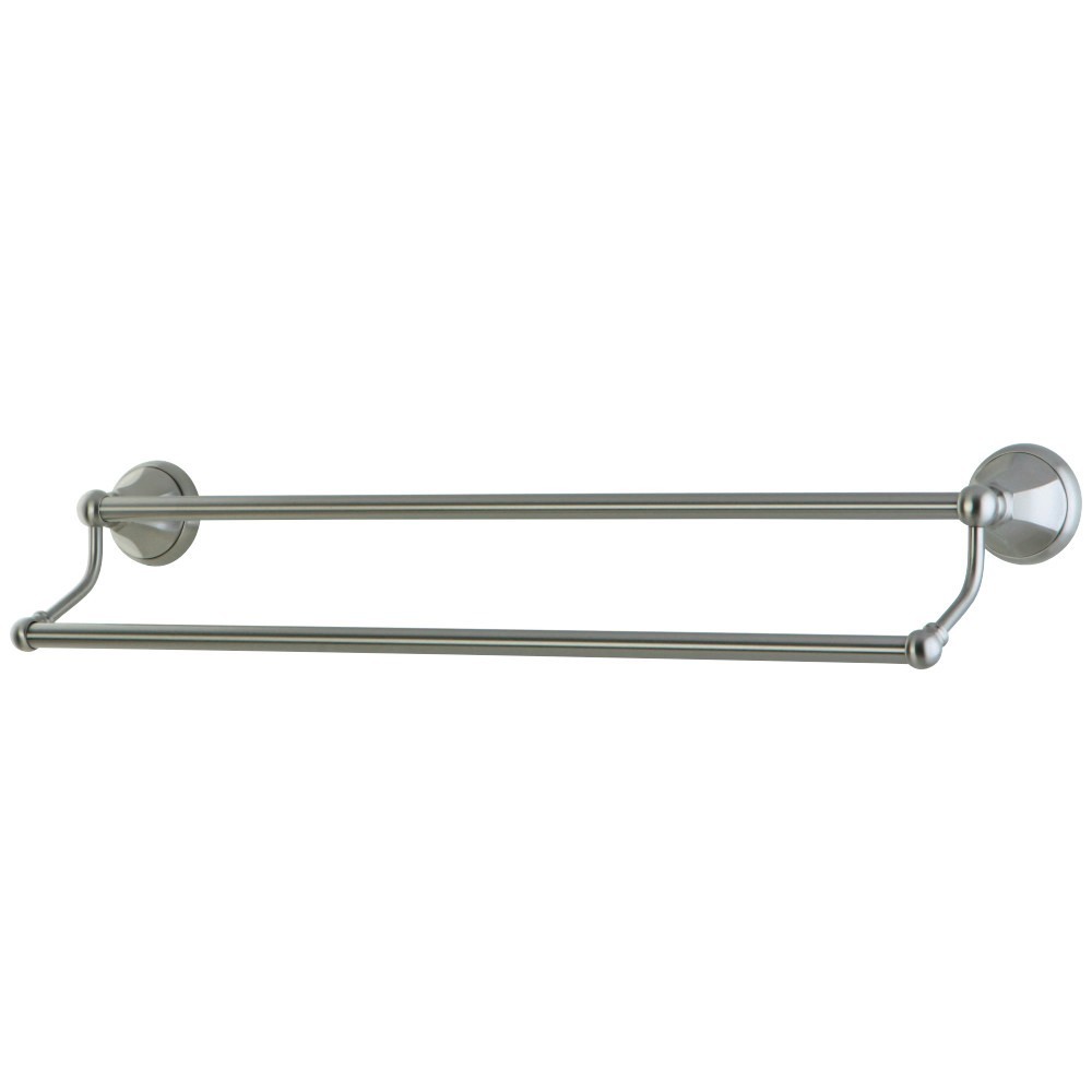 Kingston Brass Metropolitan 24-Inch Dual Towel Bar, Brushed Nickel Kingston Brass Metropolitan 24-Inch Dual Towel Bar, Brushed Nickel