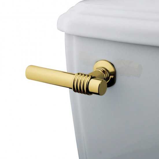 Kingston Brass Milano Toilet Tank Lever, Polished Brass