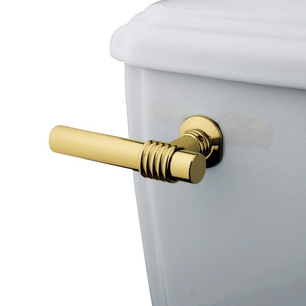 Kingston Brass Milano Toilet Tank Lever, Polished Brass Kingston Brass Milano Toilet Tank Lever, Polished Brass