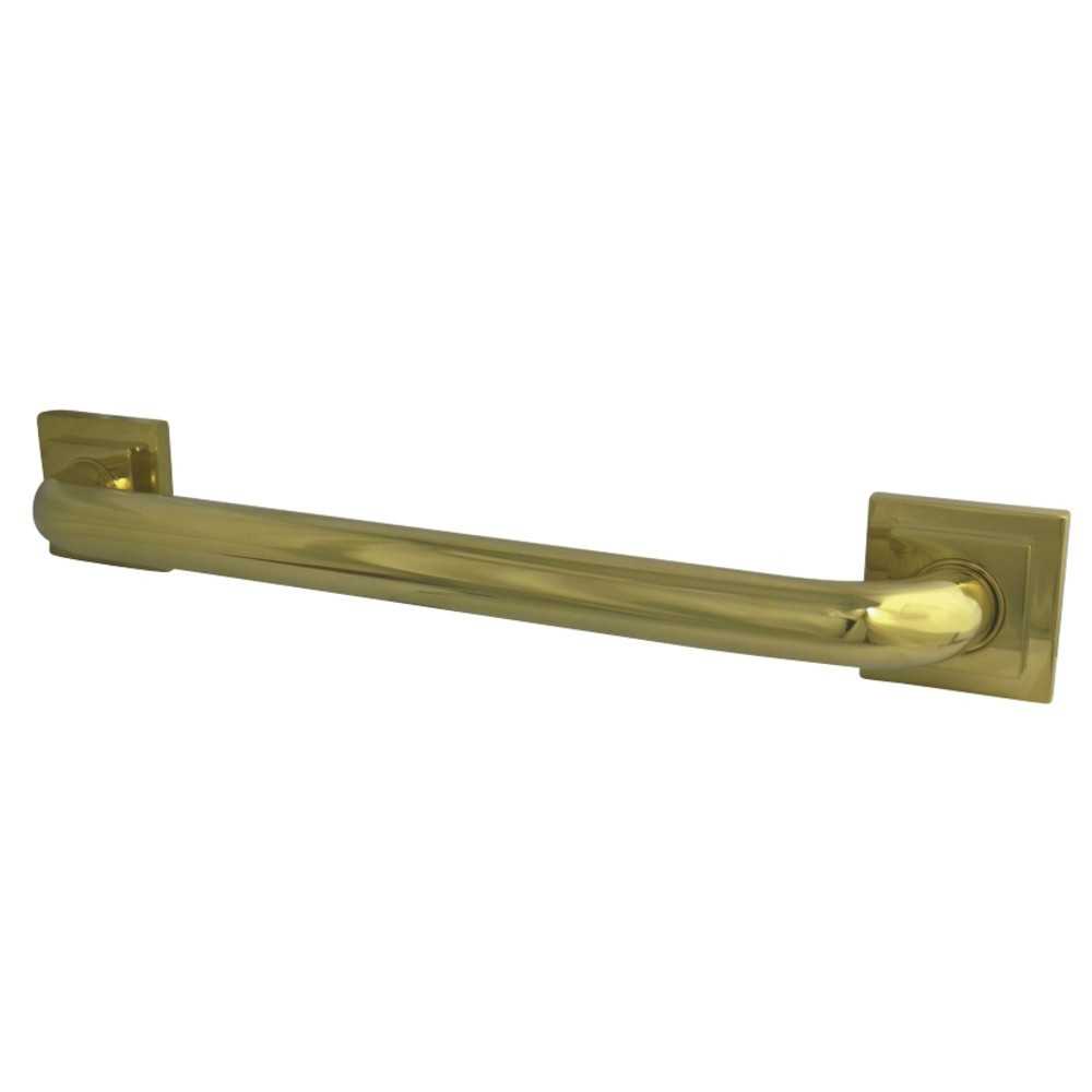 Kingston Brass Claremont 12" Grab Bar, Polished Brass