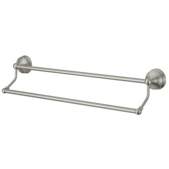 Kingston Brass Vintage 18" Dual Towel Bar, Brushed Nickel