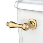 Kingston Brass  Victorian Toilet Tank Lever, Polished Brass