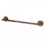 Kingston Brass Milano 18" Towel Bar, Antique Brass