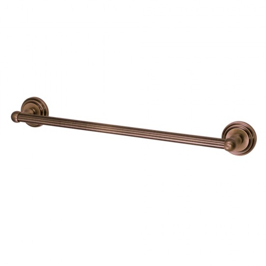 Kingston Brass Milano 18" Towel Bar, Antique Brass