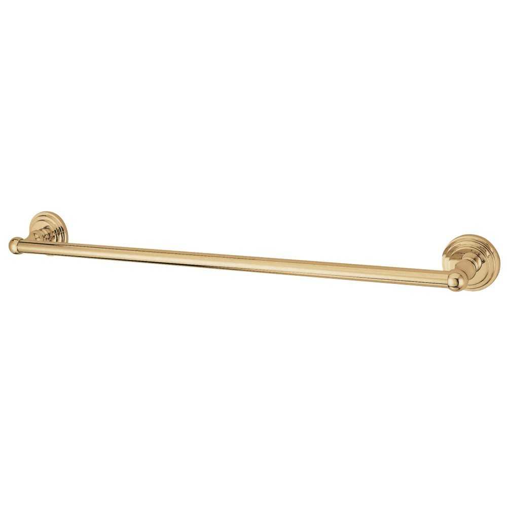 Kingston Brass Milano 18" Towel Bar, Polished Brass