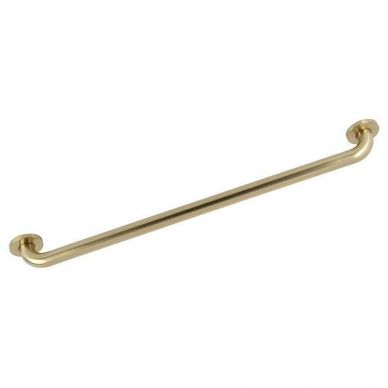 Kingston Brass Silver Sage 30-Inch X 1-1/4-Inch OD ADA Grab Bar, Brushed Brass