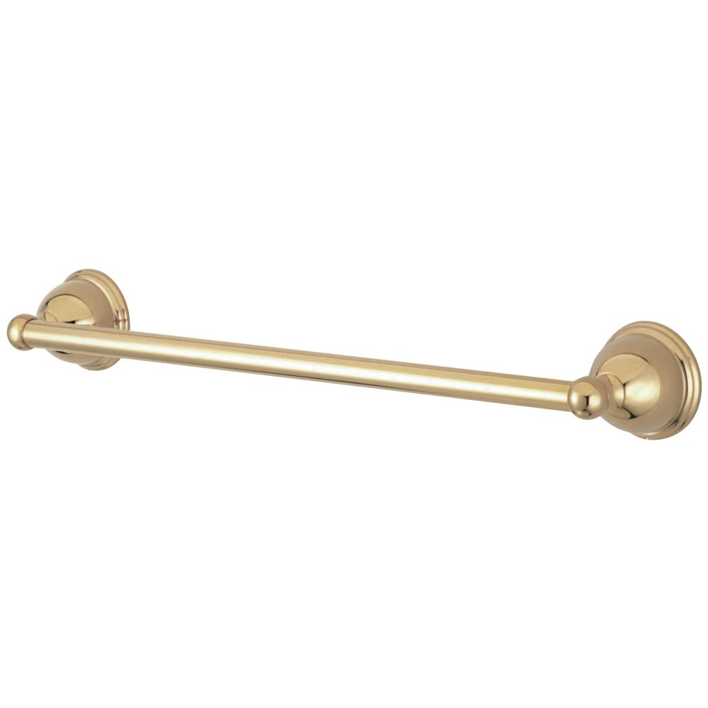 Kingston Brass Restoration 18" Towel Bar, Polished Brass