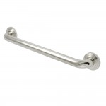 Kingston Brass Milano 18-Inch X 1-1/4-Inch OD Decorative Grab Bar, Polished Nickel