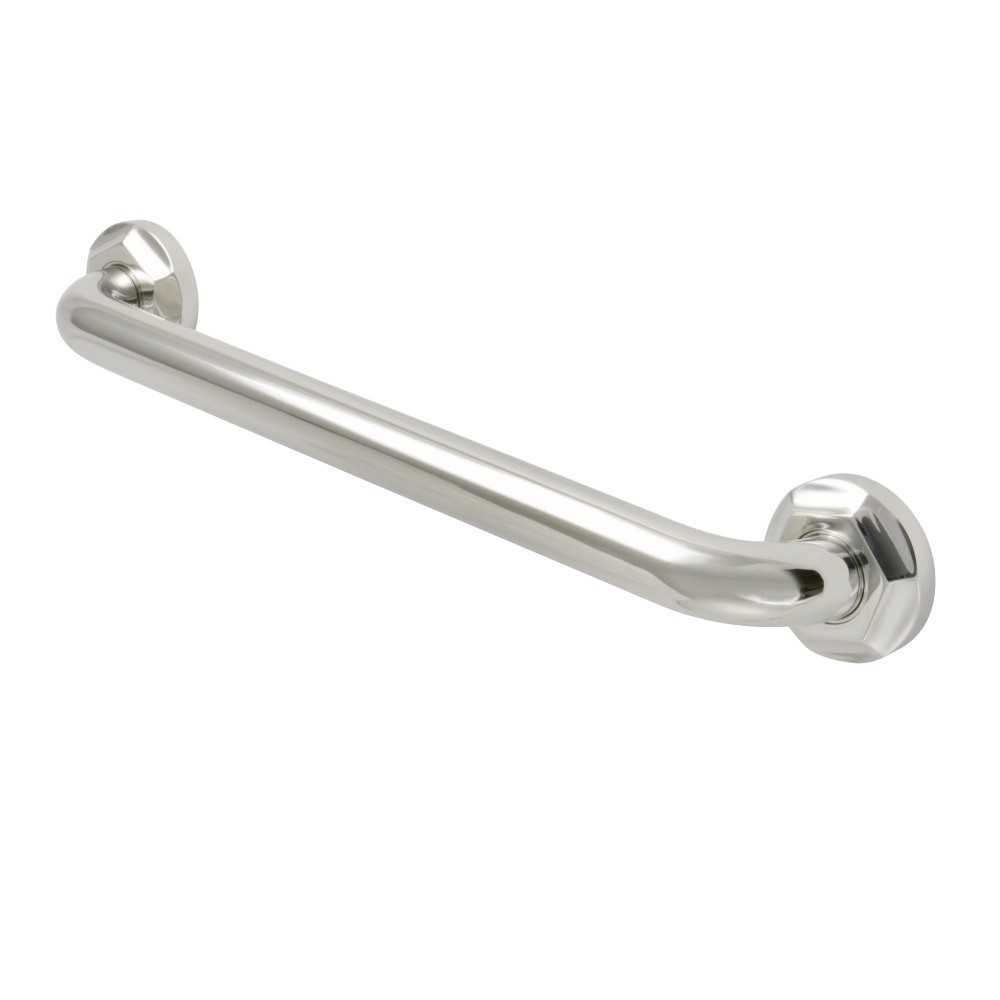 Kingston Brass Metropolitan 16" Decorative Grab Bar, Polished Nickel Kingston Brass Metropolitan 16" Decorative Grab Bar, Polished Nickel