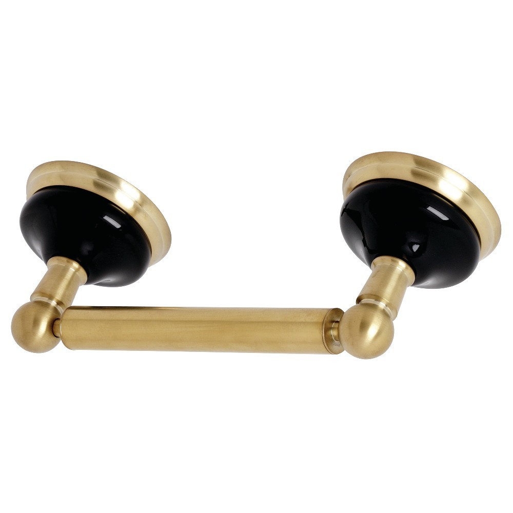 Kingston Brass Water Onyx Toilet Paper Holder, Brushed Brass Kingston Brass Water Onyx Toilet Paper Holder, Brushed Brass