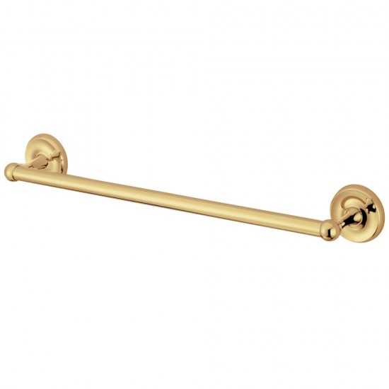 Kingston Brass Classic 18-Inch Towel Bar, Polished Brass