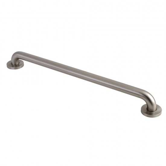 Kingston Brass Meridian 24" Decorative ADA Grab Bar, Brushed Nickel