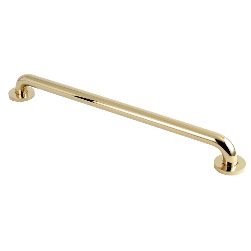 Kingston Brass Meridian 24" Decorative ADA Grab Bar, Polished Brass