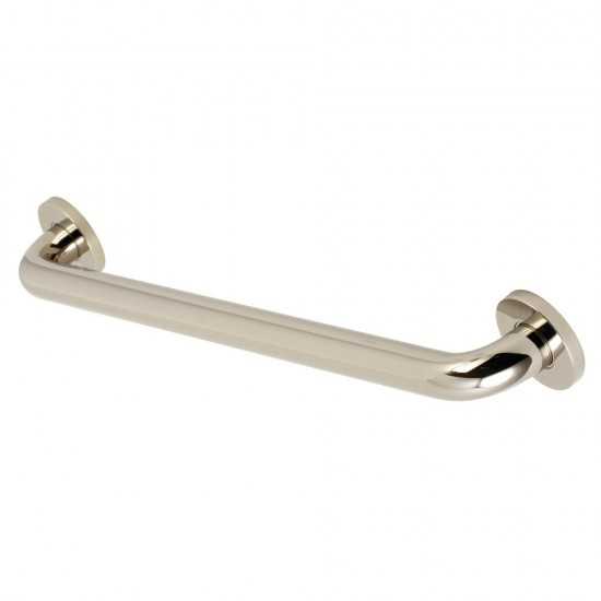 Kingston Brass Meridian 24" Decorative ADA Grab Bar, Polished Nickel