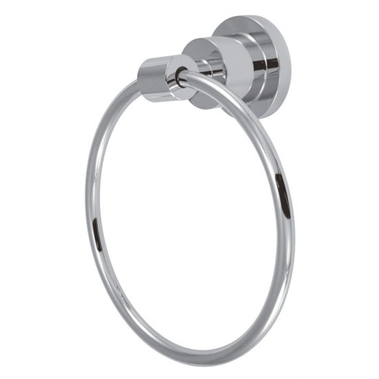 Kingston Brass Concord Towel Ring, Polished Chrome