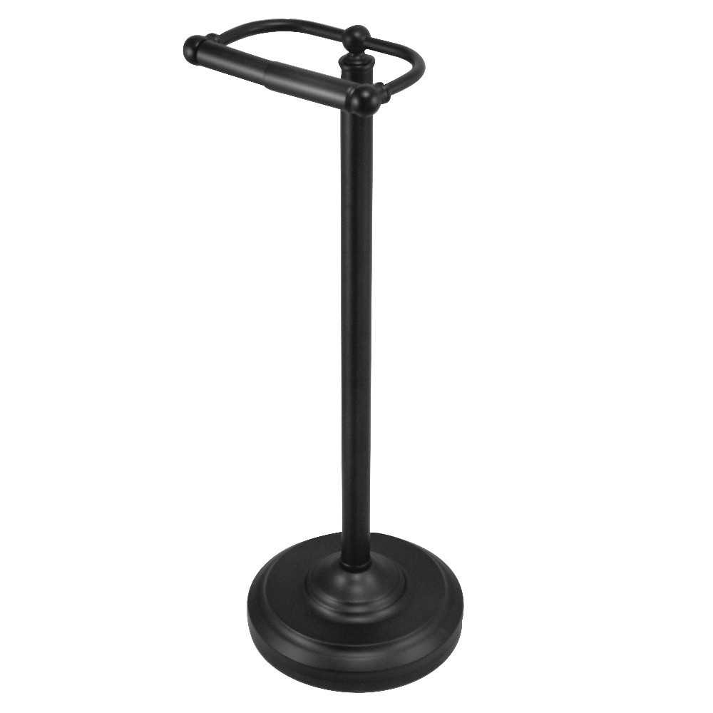 Kingston Brass Vintage Freestanding Toilet Paper Holder, Matte Black Kingston Brass Vintage Freestanding Toilet Paper Holder, Matte Black