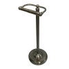 Kingston Brass Vintage Freestanding Toilet Paper Holder, Black Stainless