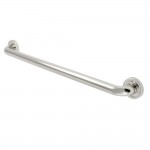 Kingston Brass Camelon 24-Inch X 1-1/4-Inch OD Grab Bar, Polished Nickel