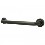 Kingston Brass Camelon 24-Inch X 1-1/4-Inch OD Grab Bar, Oil Rubbed Bronze