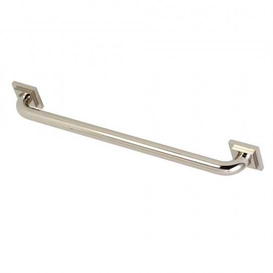 Kingston Brass Claremont 24" Grab Bar, Polished Nickel