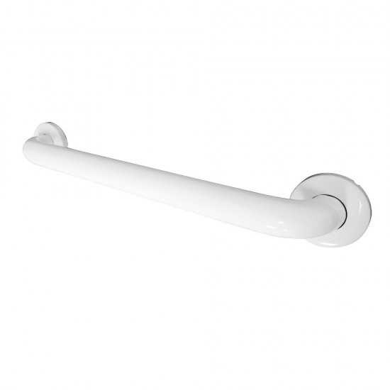 Kingston Brass Made To Match 18-Inch Stainless Steel Grab Bar, White