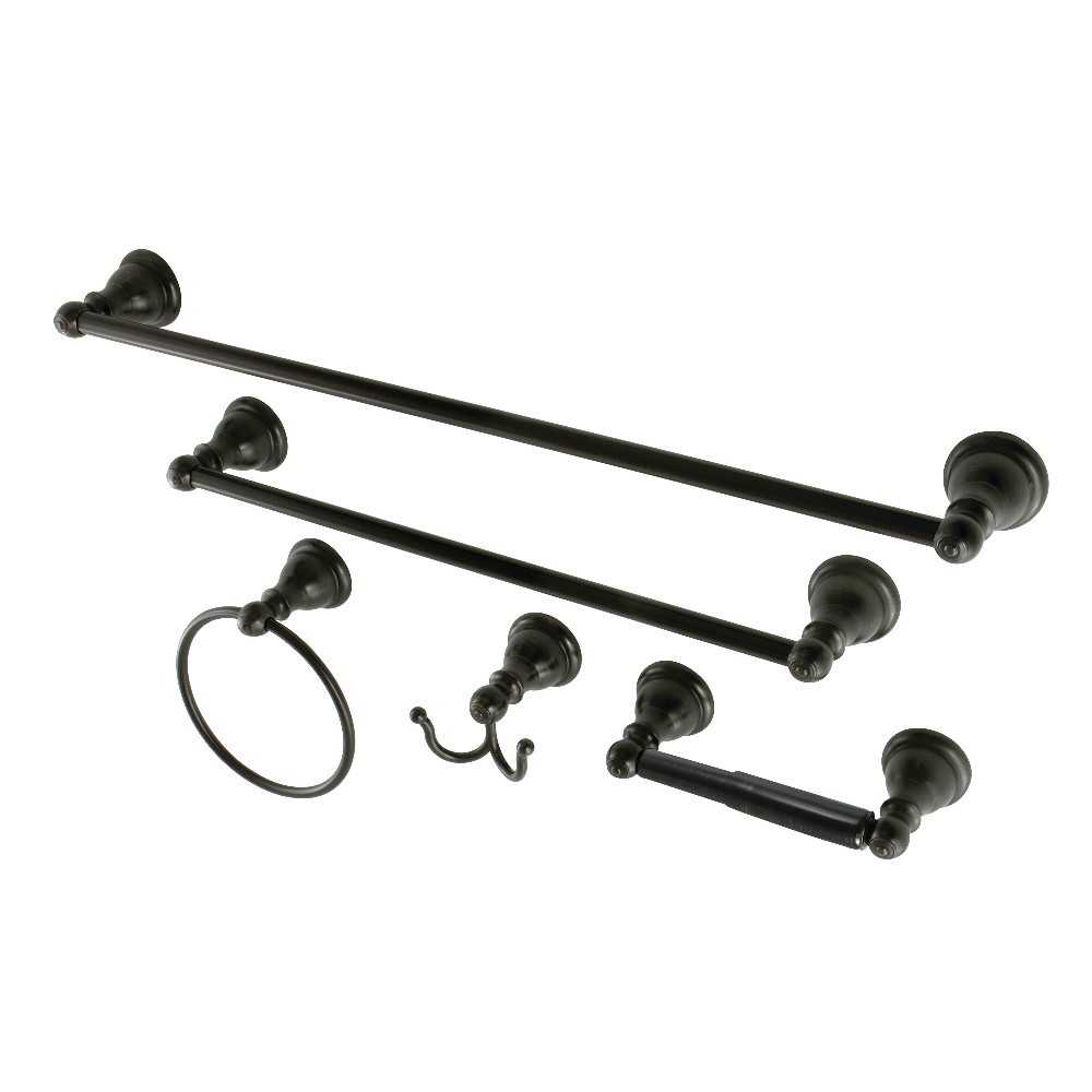 Kingston Brass Santa Fe 5-Piece Bathroom Accessory Set, Oil Rubbed Bronze