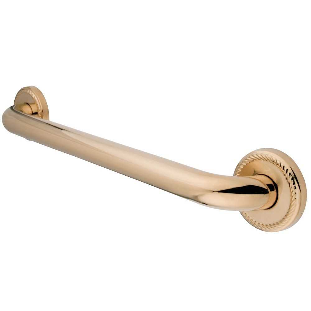 Kingston Brass Laurel 30" Grab Bar, Polished Brass