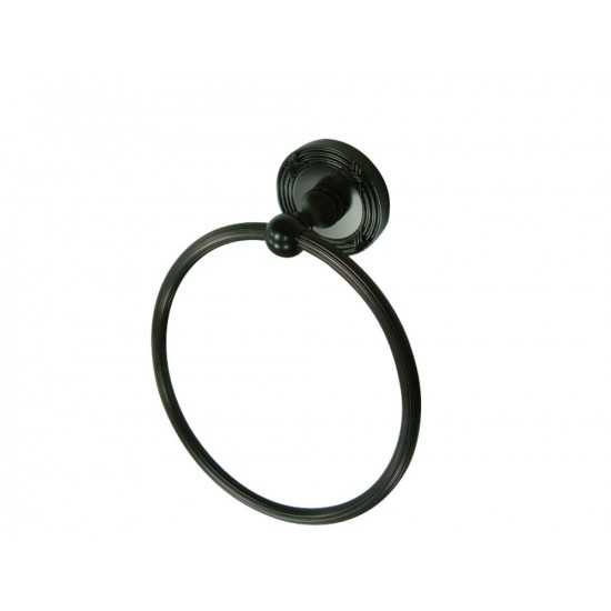 Kingston Brass Georgian Towel Ring, Oil Rubbed Bronze