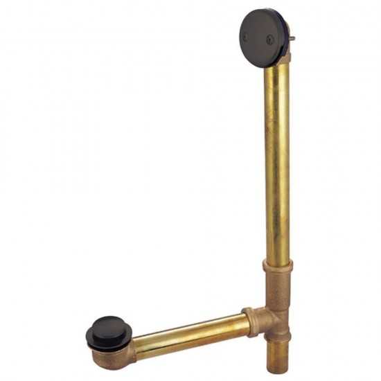 Kingston Brass 16" Bathtub Waste and Overflow Drain, Oil Rubbed Bronze