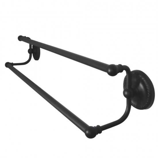 Kingston Brass Laurel 24" Dual Towel Bar, Oil Rubbed Bronze