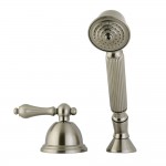 Kingston Brass Transfer Valve Set For Roman Tub Filler, Brushed Nickel