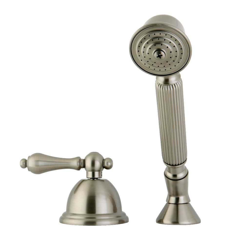 Kingston Brass Transfer Valve Set For Roman Tub Filler, Brushed Nickel