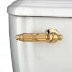 Kingston Brass Georgian Toilet Tank Lever, Polished Brass