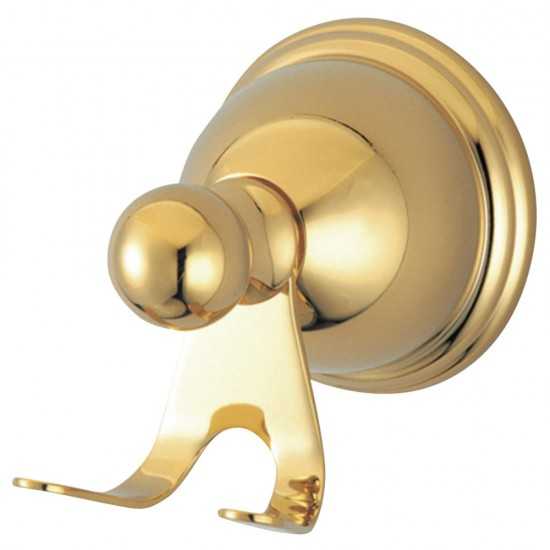 Kingston Brass Restoration Robe Hook, Polished Brass