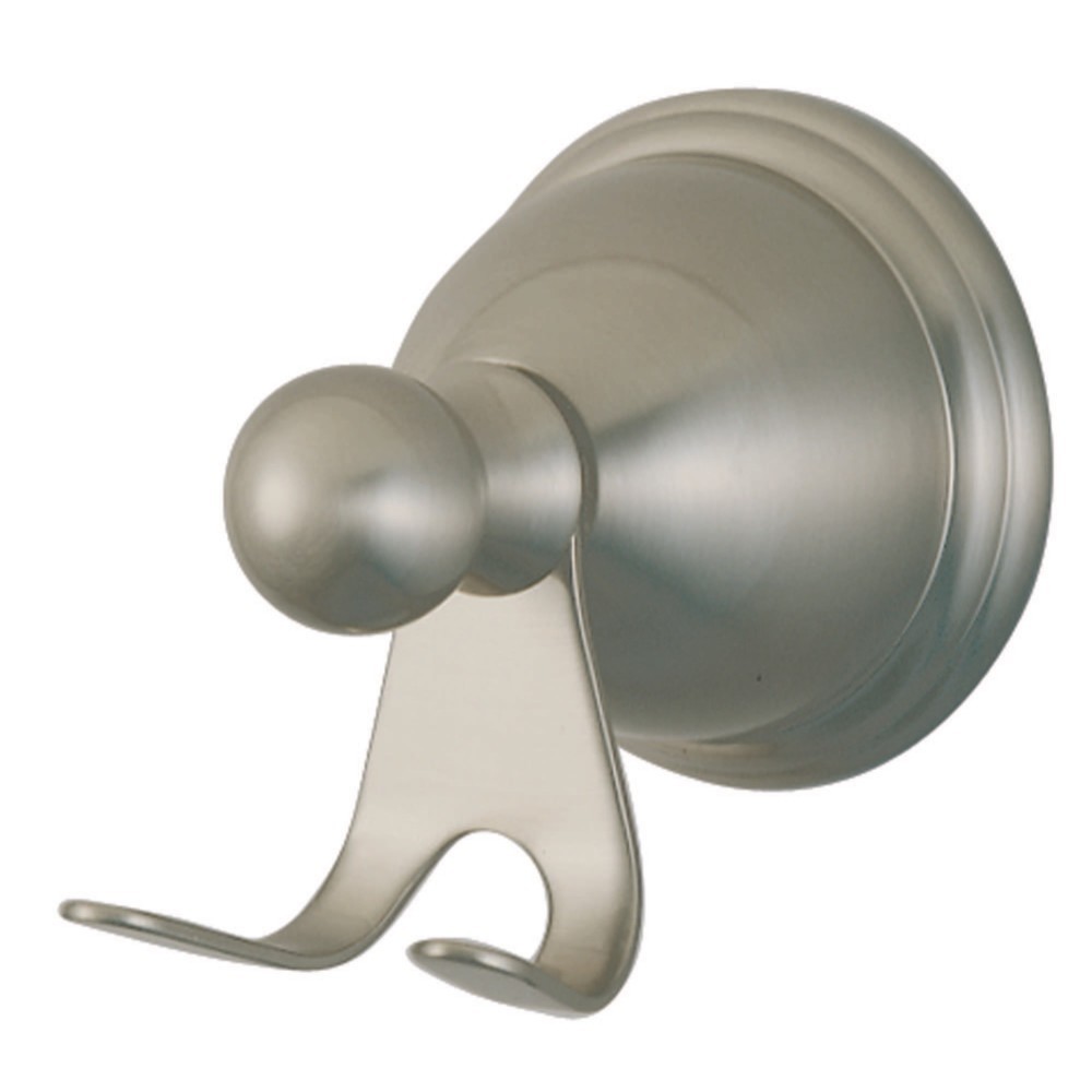 Kingston Brass Restoration Robe Hook, Brushed Nickel