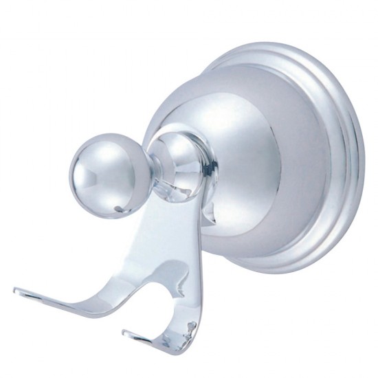 Kingston Brass Restoration Robe Hook, Polished Chrome