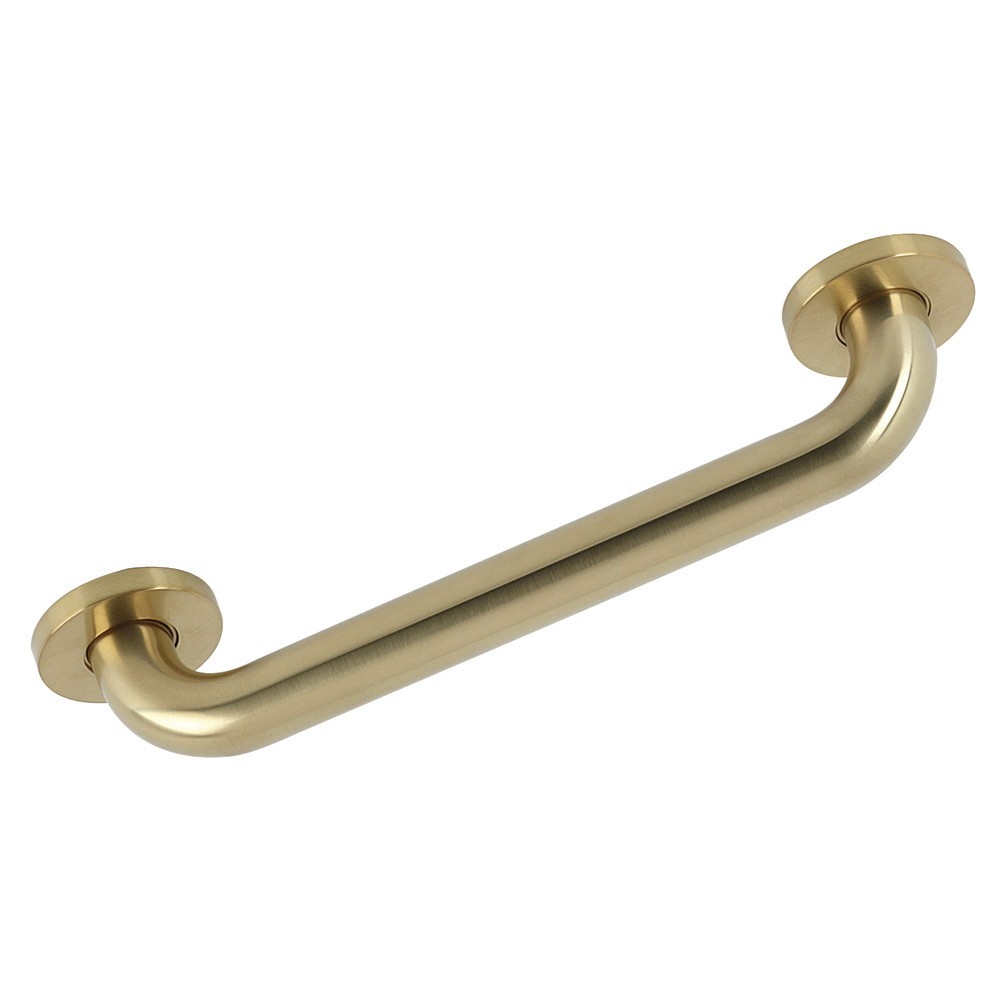 Kingston Brass Silver Sage 12-Inch X 1-1/4-Inch OD ADA Grab Bar, Brushed Brass Kingston Brass Silver Sage 12-Inch X 1-1/4-Inch OD ADA Grab Bar, Brushed Brass
