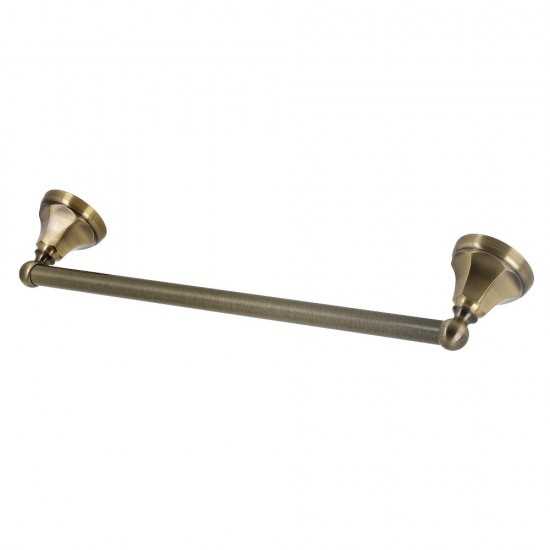 Kingston Brass Metropolitan 18" Towel Bar, Antique Brass