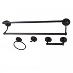 Kingston Brass 4-Piece Bathroom Accessories Set, Oil Rubbed Bronze