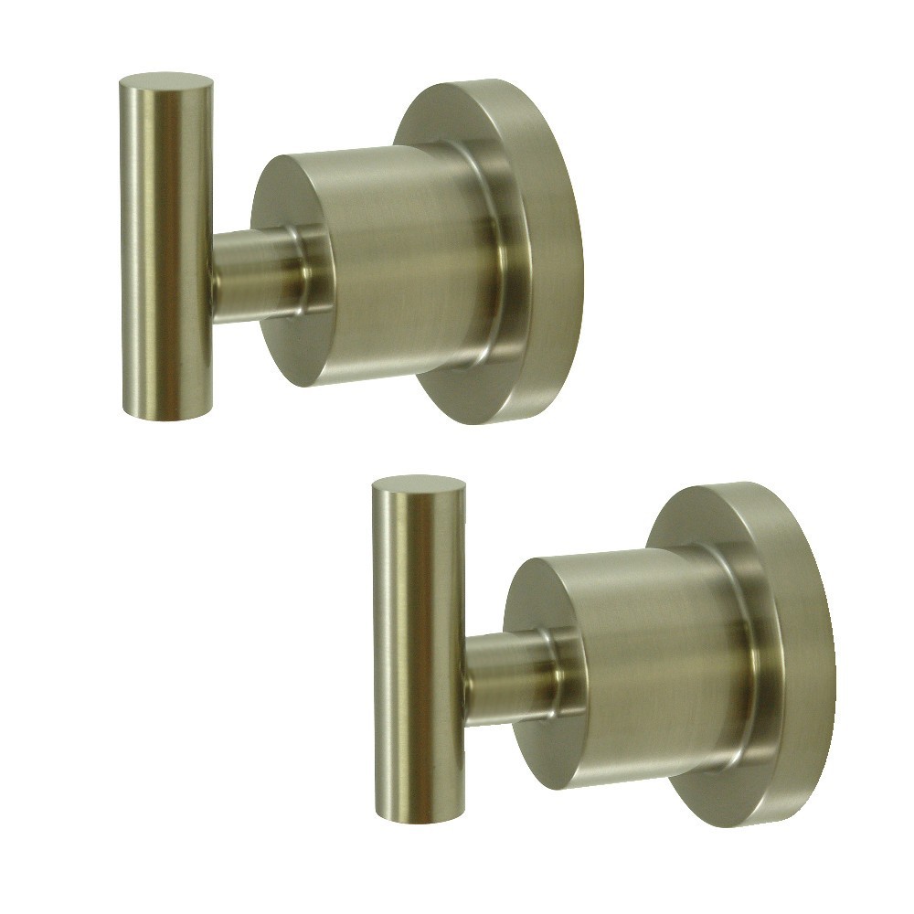 Kingston Brass Robe Hook, Brushed Nickel